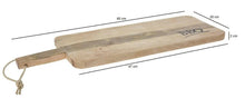Load image into Gallery viewer, Cutting board wood mango BBQ board cutting board kitchen board mango wood 60 x 20 c