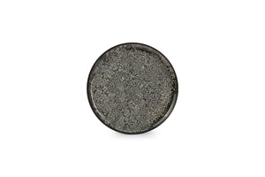 Flat plate 27cm black Gravel