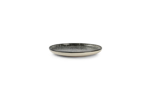 Flat plate 20cm black Gravel