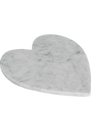 White heart marble board