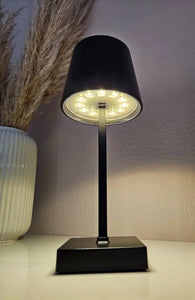 *Table lamp Touch dimmable LED lamp black wireless height 26 cm